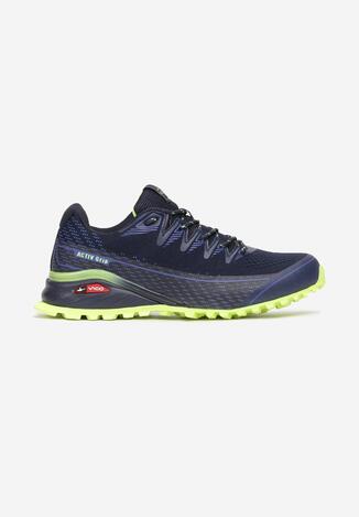 Granatowo-Zielone Buty Sportowe Adraly