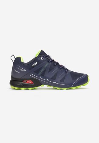 Granatowo-Zielone Buty Sportowe Kairis