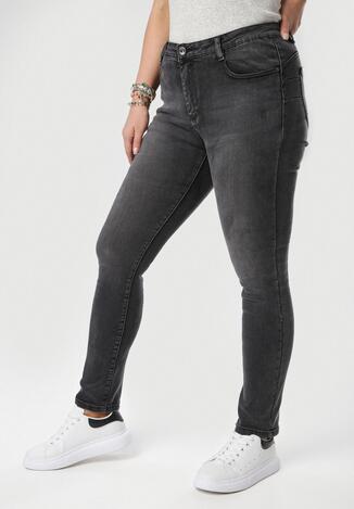 Czarne Jeansy Skinny Limothe