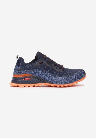 Granatowo-Pomarańczowe Buty Sportowe Aerishell