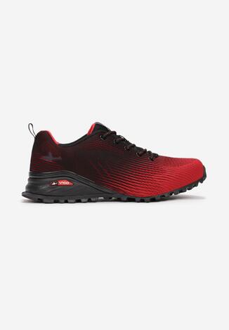 Czarno-Czerwone Buty Sportowe Aerishell