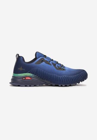 Granatowo-Zielone Buty Sportowe Aerishell
