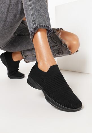Czarne Buty Sportowe Alalia