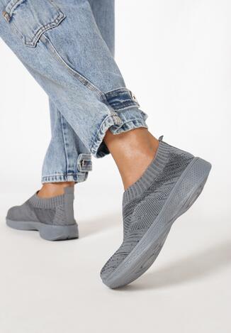 Szare Buty Sportowe Nabelle