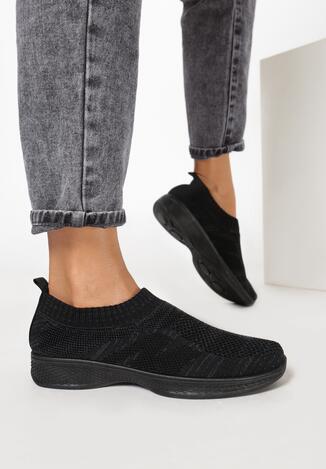 Czarne Buty Sportowe Nabelle