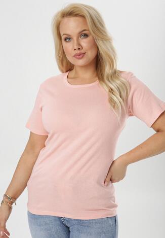 Różowy T-shirt Ephesine