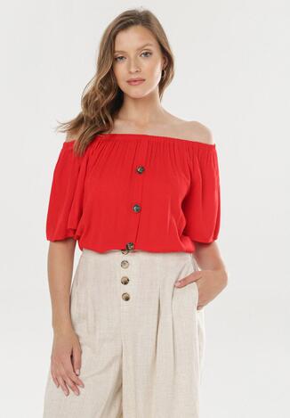 Czerwona Bluzka Evalia