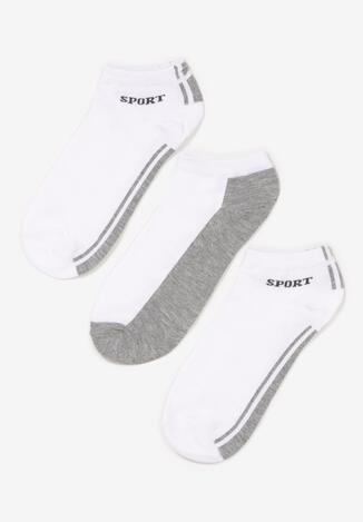 3-pack Białych Skarpetek Sheibelle