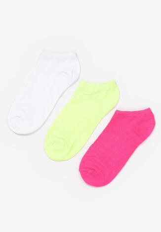 3-pack Żółto-Różowe Skarpety Leuriye