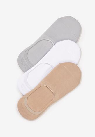 3-pack Szaro-Beżowe Skarpety Morepheme