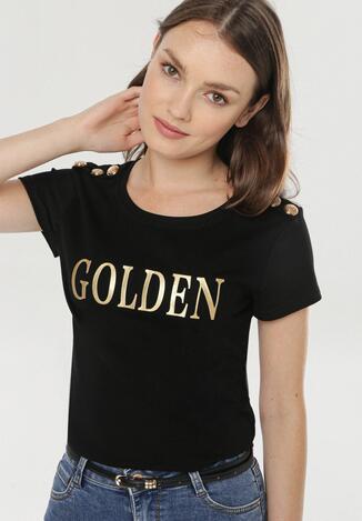 Czarny T-shirt Himephise