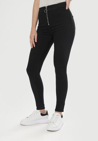 Czarne Spodnie Skinny Amagale