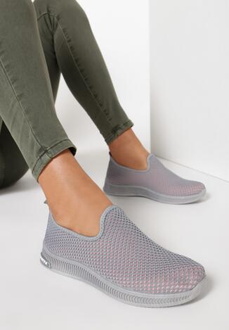 Szare Buty Sportowe Amamere