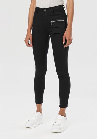 Czarne Jeansy Slim Larilopei