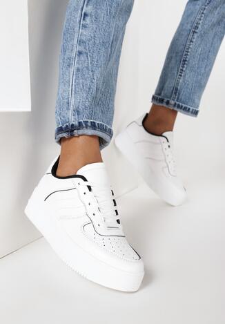 Biało-Czarne Sneakersy Idahthera