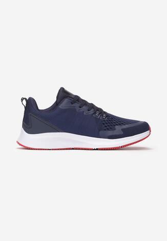 Granatowo-Czerwone Buty Sportowe Calimis