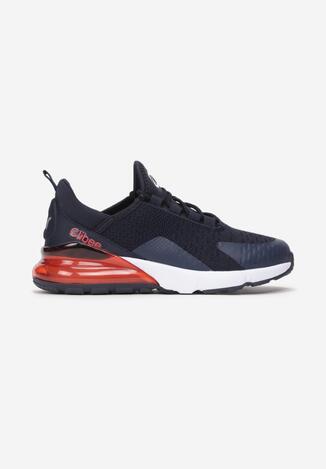 Niebiesko-Czerwone Buty Sportowe Azalla