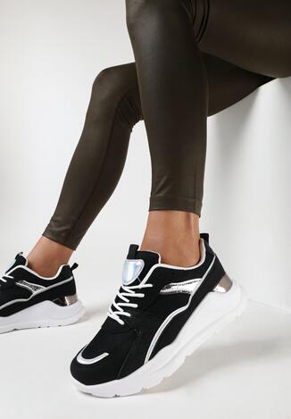Czarne Sneakersy Auraneva
