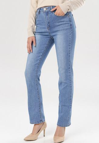 Niebieskie Jeansy Mom Fit Alciseise