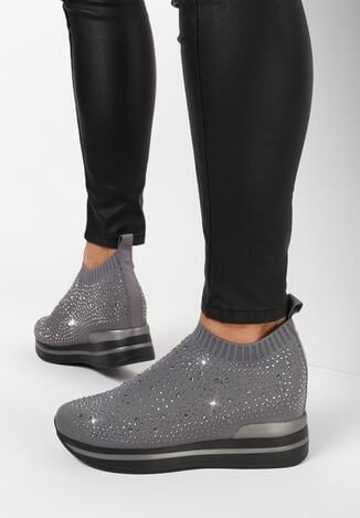 Szare Sneakersy Aquashi