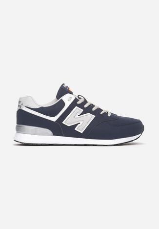 Granatowe Buty Sportowe Loraelila