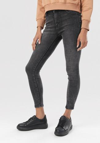 Ciemnoszare Jeansy Skinny Savaniassi