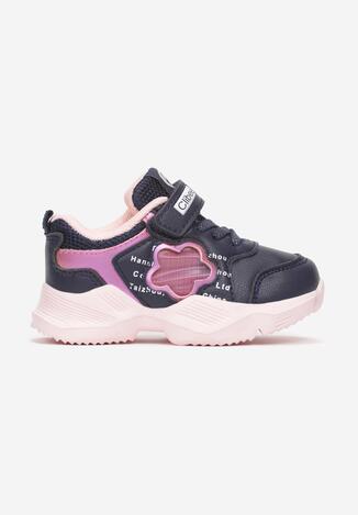 Granatowe Buty Sportowe Feltia