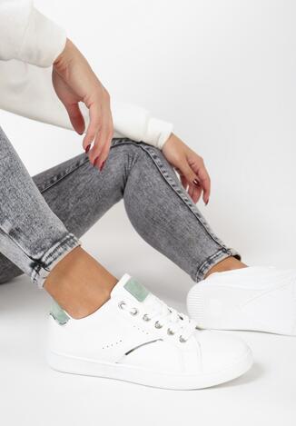 Biało-Miętowe Buty Sportowe Irinlyn