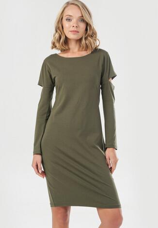 Ciemnozielona Sukienka Syringa