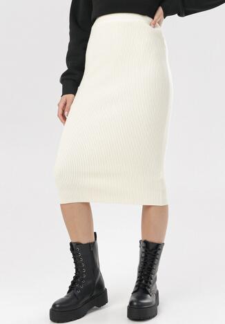 Kremowa Spódnica Ariesney