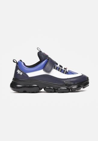 Granatowe Buty Sportowe Fysertia