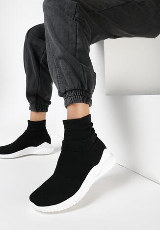 Czarne Sneakersy Elrinnara