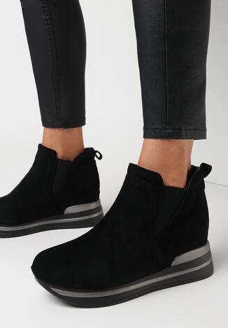 Czarne Sneakersy Chlora