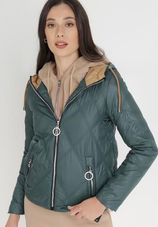 Ciemnozielona Kurtka Jilryna