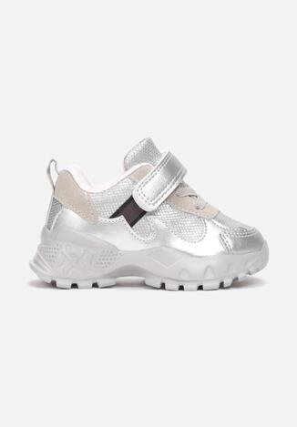 Srebrne Buty Sportowe Lililurie
