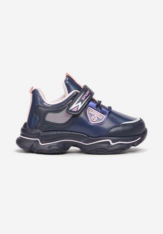 Granatowe Buty Sportowe Unalee