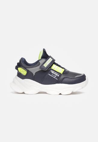 Niebiesko-Zielone Buty Sportowe Kelynore