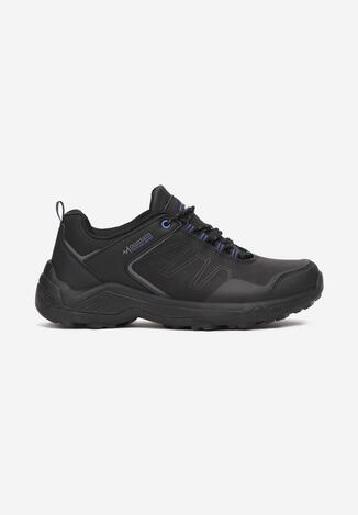 Czarno-Niebieskie Buty Trekkingowe Ademedha