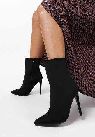 Czarne Botki Helaris