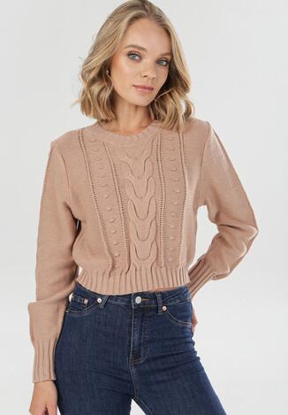 Ciemnoróżowy Sweter Cremia