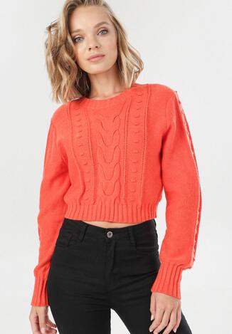Pomarańczowy Sweter Cremia