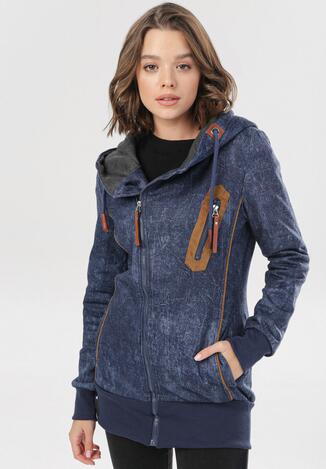 Granatowa Bluza Elrinless