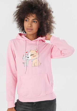 Różowa Bluza Eshirtyse