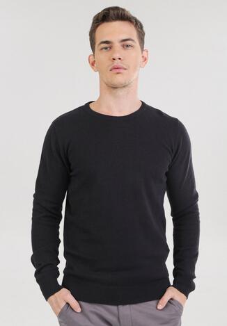 Czarny Sweter Cahrtia
