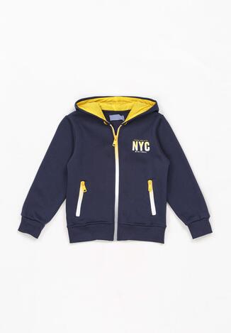 Granatowa Bluza Phisreia