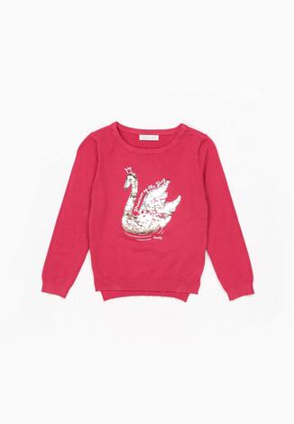 Ciemnoróżowy Sweter Rhelaris