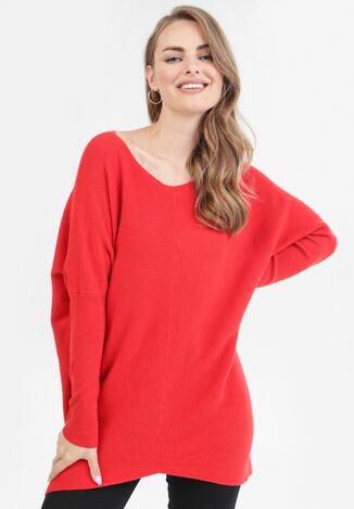 Czerwony Sweter Orineva