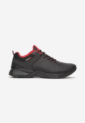 Czarno-Czerwone Buty Sportowe Qinesha