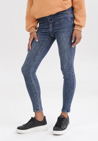 Niebieskie Jeansy Skinny Fyrvynia