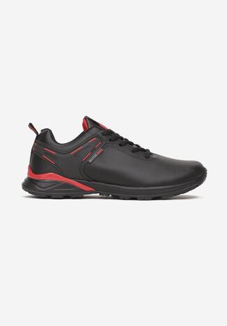 Czarno-Czerwone Buty Sportowe Usinlyss
